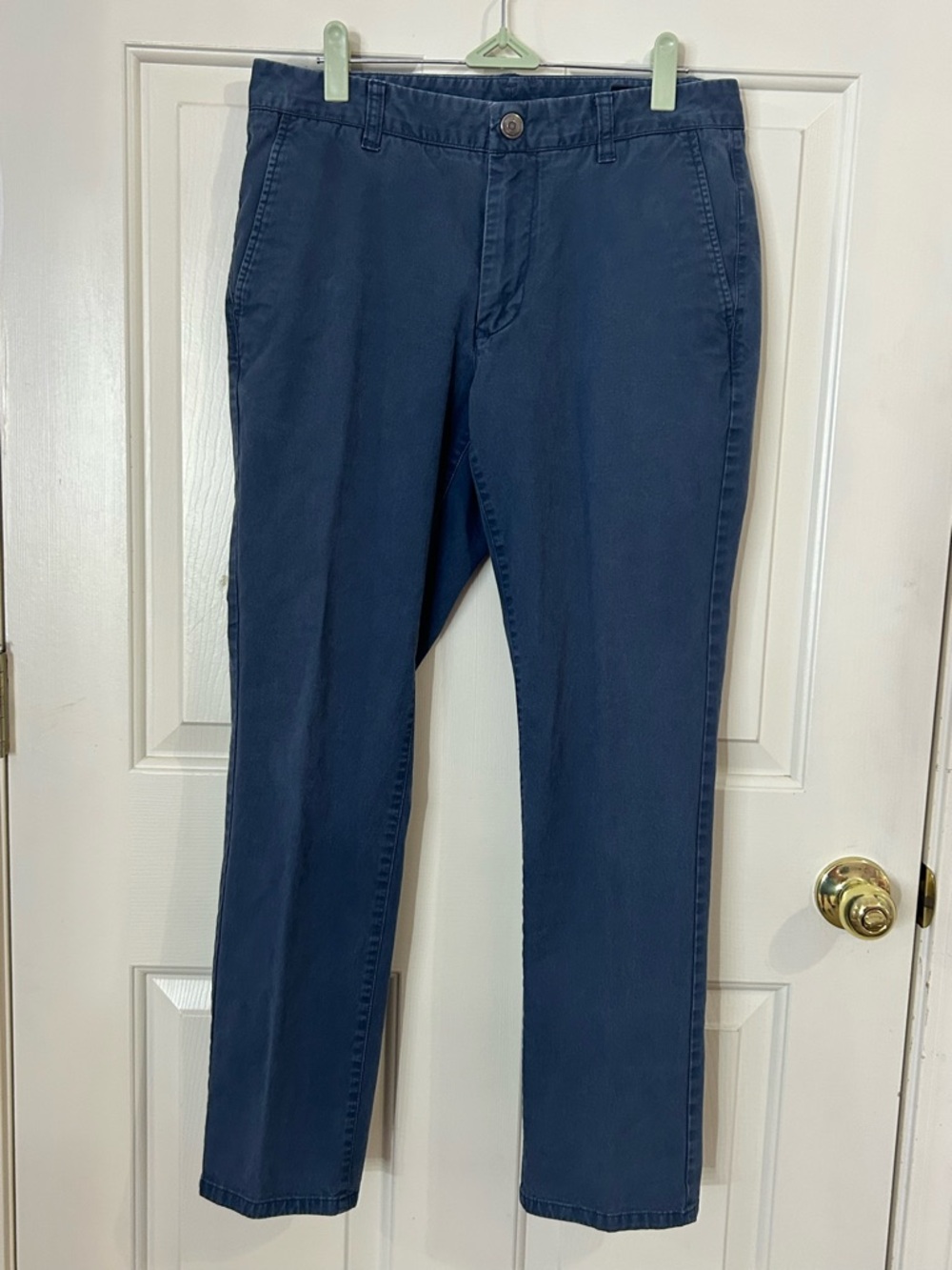 Bonobos Chino Pants Men 31/30(31x28) Blue Tailored Fit Stretch Cotton Twill Pant